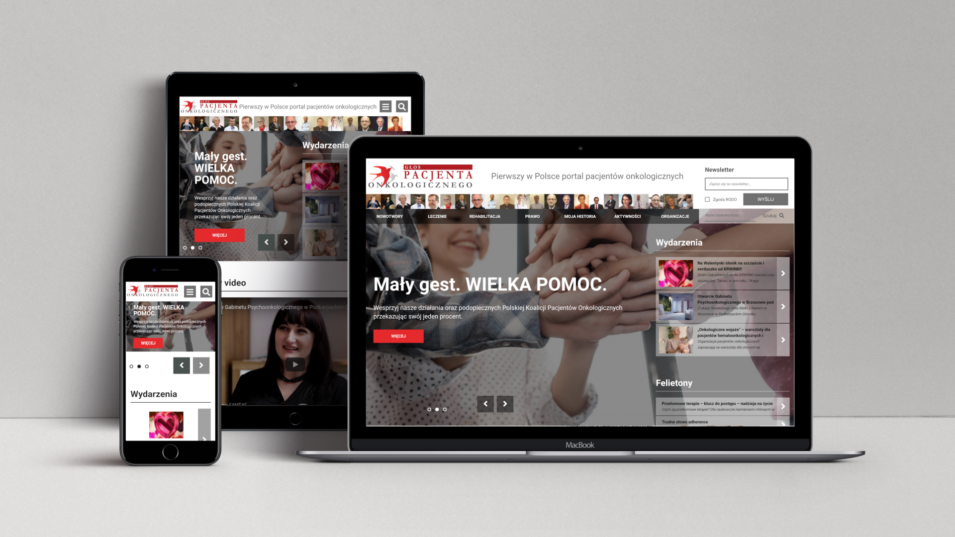 Głos Pacjenta Onkologicznego – rozbudowany portal informacyjny z branży medycznej
