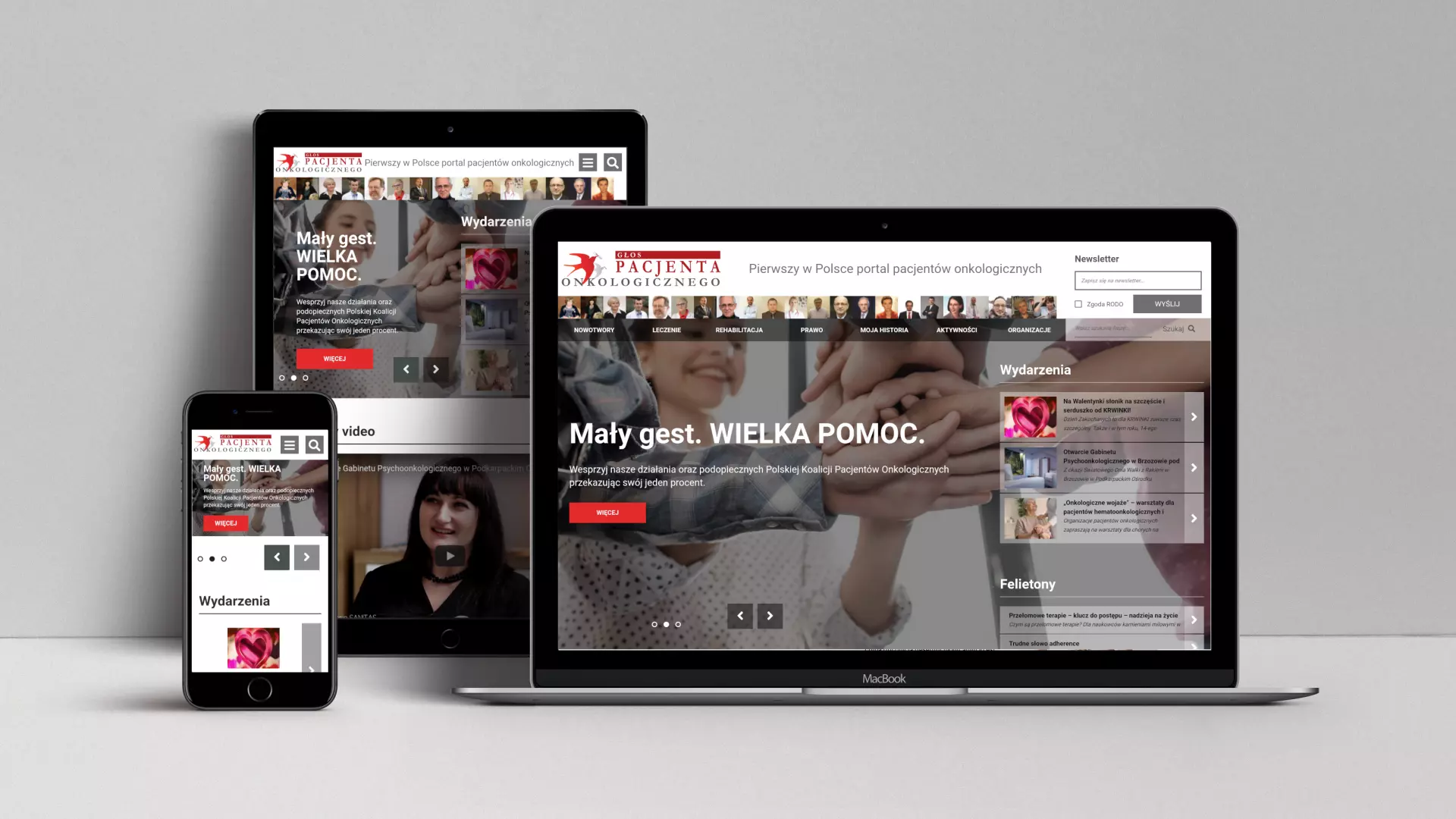 Głos Pacjenta Onkologicznego – rozbudowany portal informacyjny z branży medycznej